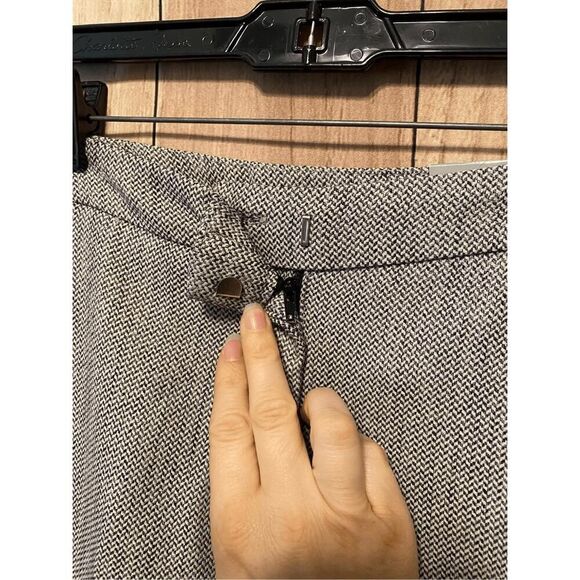 H&M size 2 womens  NWT pants slacks black white - Picture 3 of 8